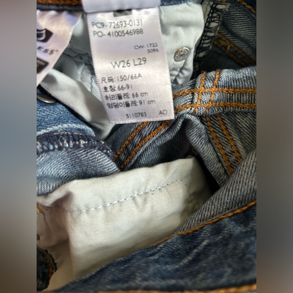 Nwot levi ribcage straight ankle jeans - Picture 4 of 7